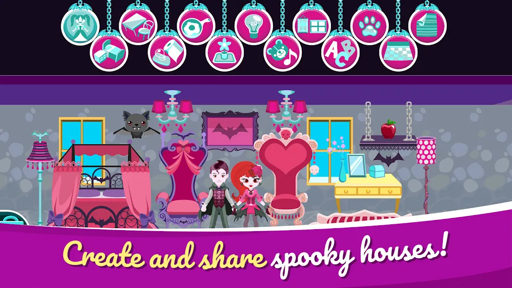 Взломанная My Monster House: Doll Games (Май Монстер Хаус)  [МОД Все открыто] — последняя версия apk на Андроид screen 5