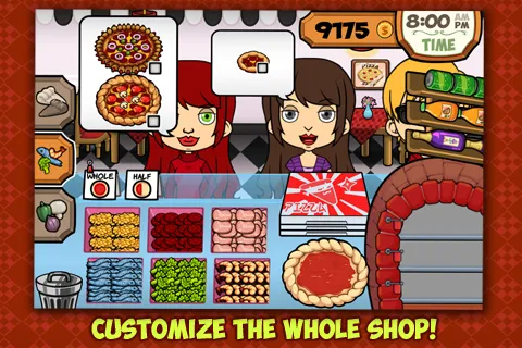 Взломанная My Pizza Shop: Management Game  [МОД Бесконечные монеты] — последняя версия apk на Андроид screen 3