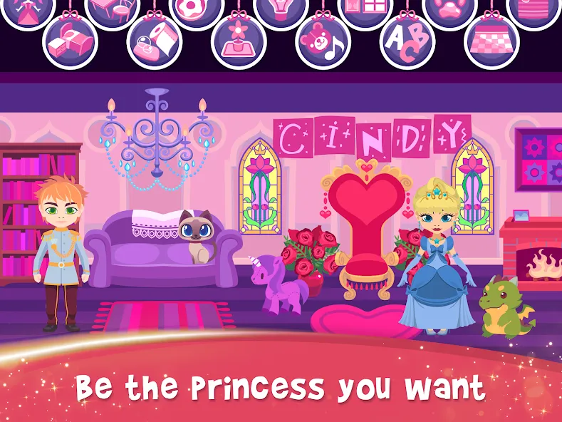 Скачать взломанную My Princess Castle: Doll Game (Мой Принцессин Замок)  [МОД Menu] — полная версия apk на Андроид screen 1