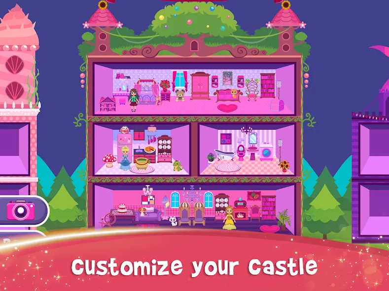 Скачать взломанную My Princess Castle: Doll Game (Мой Принцессин Замок)  [МОД Menu] — полная версия apk на Андроид screen 3