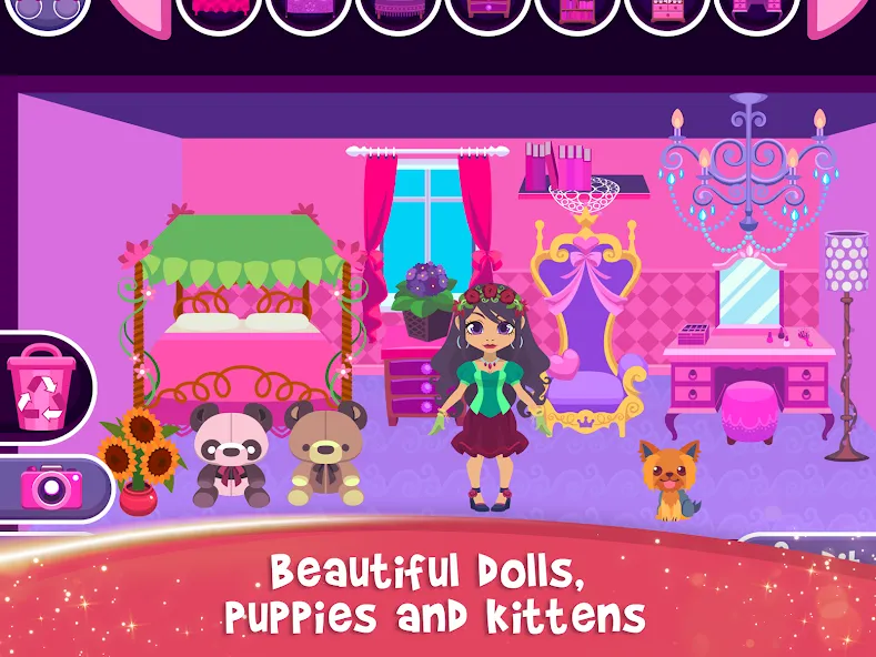 Скачать взломанную My Princess Castle: Doll Game (Мой Принцессин Замок)  [МОД Menu] — полная версия apk на Андроид screen 4