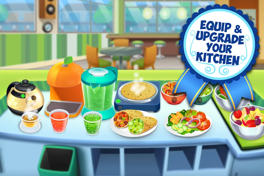 Скачать взлом My Salad Bar: Veggie Food Game (Мой салатбар)  [МОД Unlimited Money] — последняя версия apk на Андроид screen 4