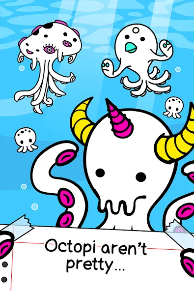 Скачать взлом Octopus Evolution: Idle Game (Октопус Эволюция)  [МОД Меню] — стабильная версия apk на Андроид screen 1