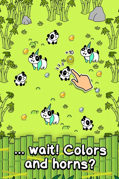 Взломанная Panda Evolution: Idle Clicker (Панда Эволюция)  [МОД Unlocked] — полная версия apk на Андроид screen 2