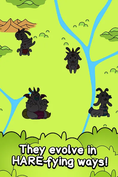 Взлом Rabbit Evolution: Merge Bunny (Рэббит Эволюшн)  [МОД Unlocked] — полная версия apk на Андроид screen 3