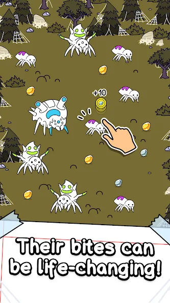 Взлом Spider Evolution: Idle Game (Спайдер Эволюшн)  [МОД Menu] — стабильная версия apk на Андроид screen 2