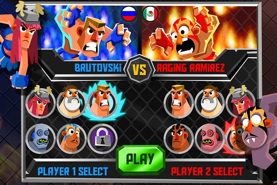 Скачать взлом UFB 2: Fighting Champions Game (УФБ 2)  [МОД Unlocked] — последняя версия apk на Андроид screen 2