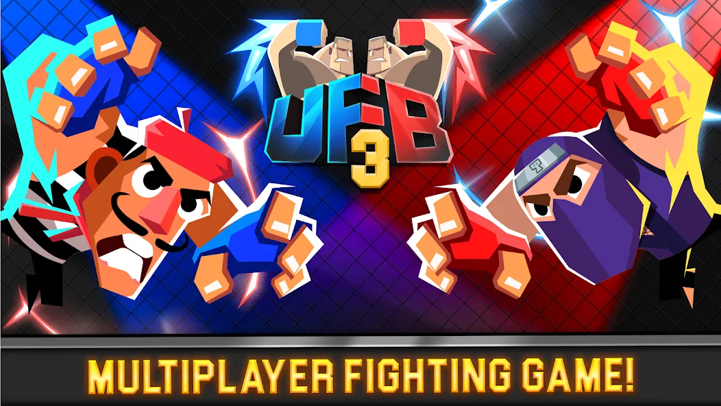 Взломанная UFB 3: MMA Fighting Game (УФБ 3)  [МОД Меню] — полная версия apk на Андроид screen 1