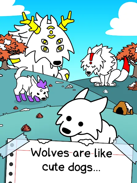 Взломанная Wolf Evolution: Merge Wild Dog (Вульф Эволюшн)  [МОД Menu] — полная версия apk на Андроид screen 5