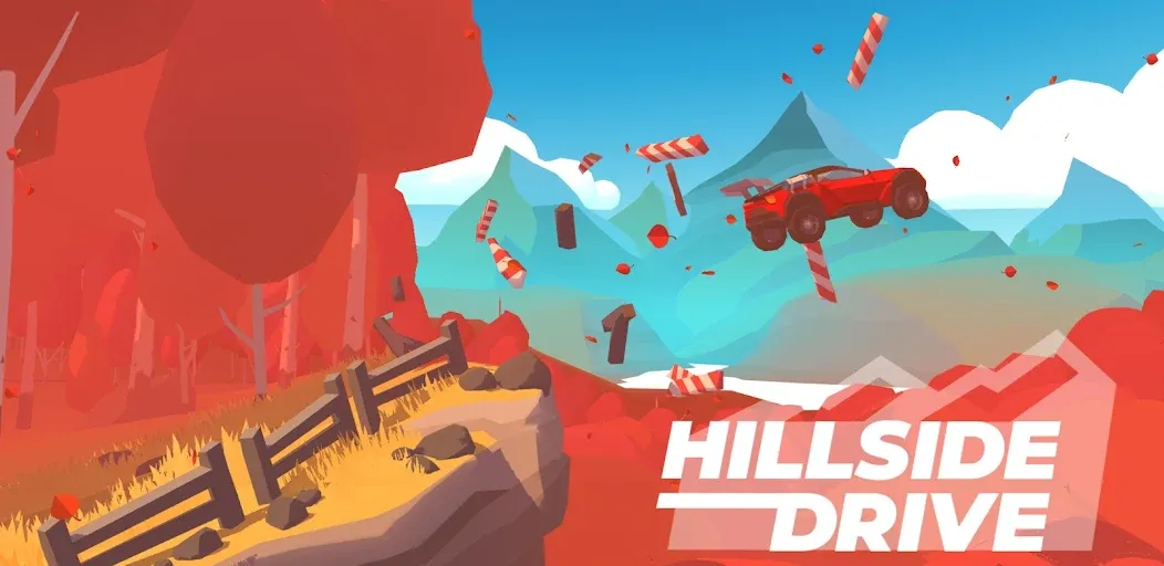 Скачать взлом Hillside Drive: car racing (Хиллсайд Драйв Рейсинг)  [МОД Бесконечные деньги] — стабильная версия apk на Андроид screen 1