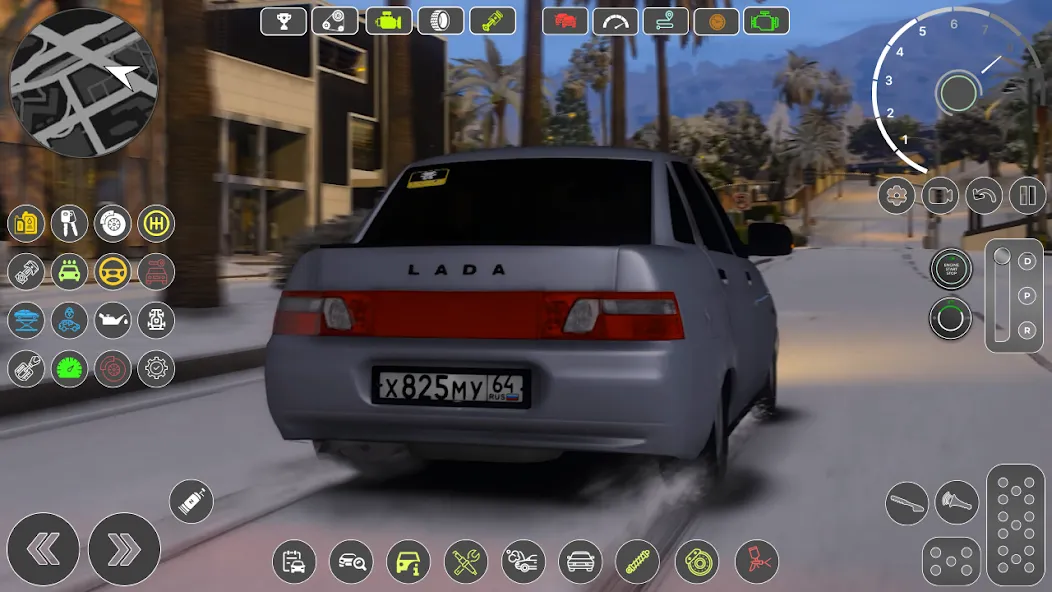 Скачать взломанную Lada 2110 Special Unit Race  [МОД Все открыто] — последняя версия apk на Андроид screen 3