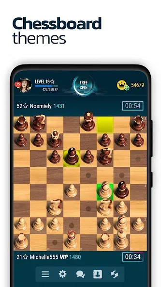 Скачать взлом Chess Online  [МОД Unlocked] — последняя версия apk на Андроид screen 2