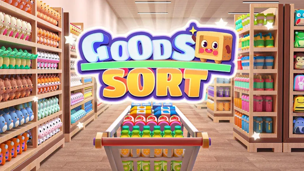 Взломанная Goods Sort™ — Sorting Games (Гудз Сорт)  [МОД Меню] — полная версия apk на Андроид screen 1