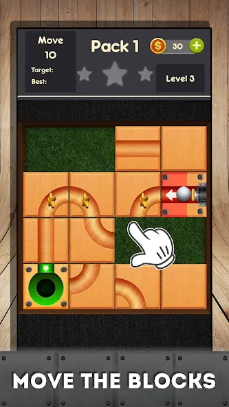 Скачать взломанную Rolling ball — slide puzzle  [МОД Бесконечные монеты] — полная версия apk на Андроид screen 5