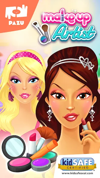 Скачать взлом Makeup Girls — Games for kids  [МОД Unlocked] — последняя версия apk на Андроид screen 1