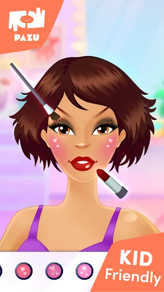 Скачать взлом Makeup Girls — Games for kids  [МОД Unlocked] — последняя версия apk на Андроид screen 3