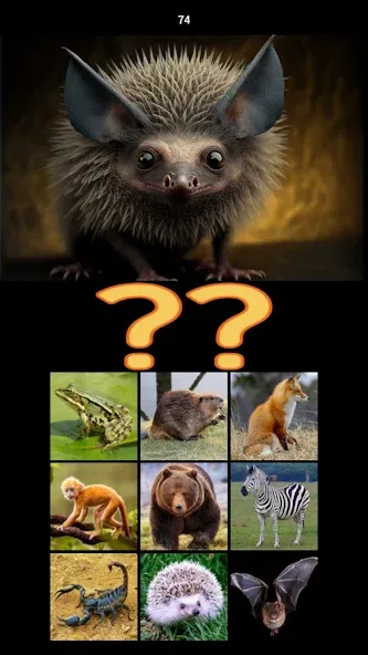 Взломанная Hybrid Animals Crazy Lab Quiz (Хибридные животные Сумасшедшая лаборатория Викторина)  [МОД Много монет] — стабильная версия apk на Андроид screen 2