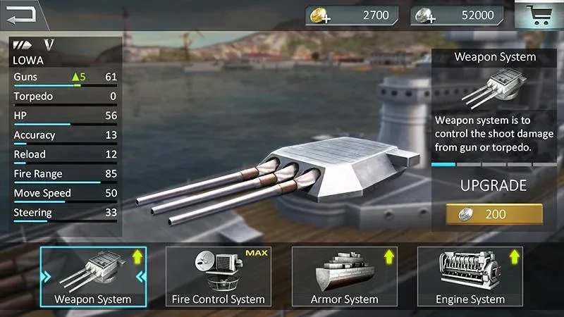 Скачать взломанную Warship Attack 3D  [МОД Unlocked] — последняя версия apk на Андроид screen 3