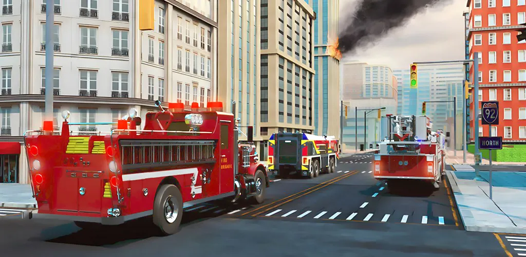 Скачать взломанную Real Firefighter 3D Simulator (Реальный Пожарник 3D Симулятор)  [МОД Unlocked] — последняя версия apk на Андроид screen 3