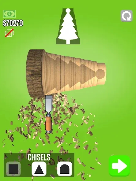 Скачать взломанную Woodturning (Вудтурнинг)  [МОД Unlocked] — стабильная версия apk на Андроид screen 5