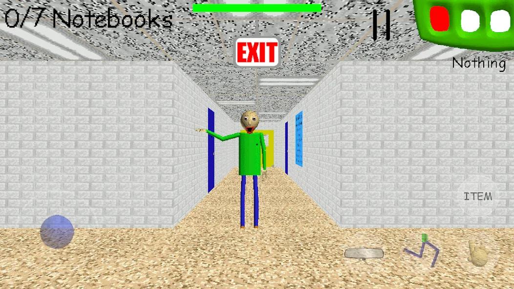 Скачать взлом Baldi's Basics Classic  [МОД Unlocked] — стабильная версия apk на Андроид screen 1