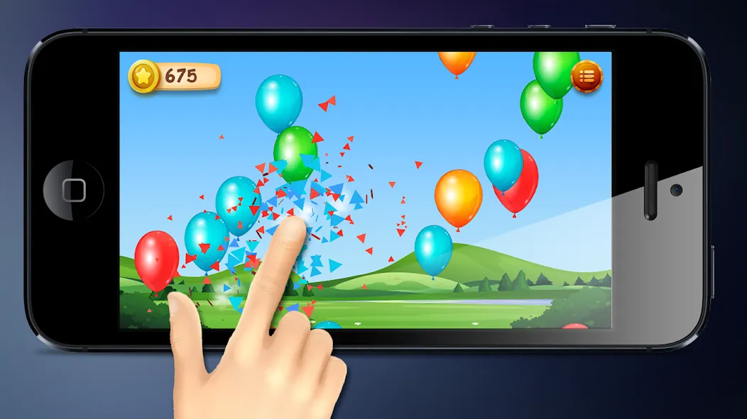 Взломанная Burst balloons for kids  [МОД Все открыто] — полная версия apk на Андроид screen 2