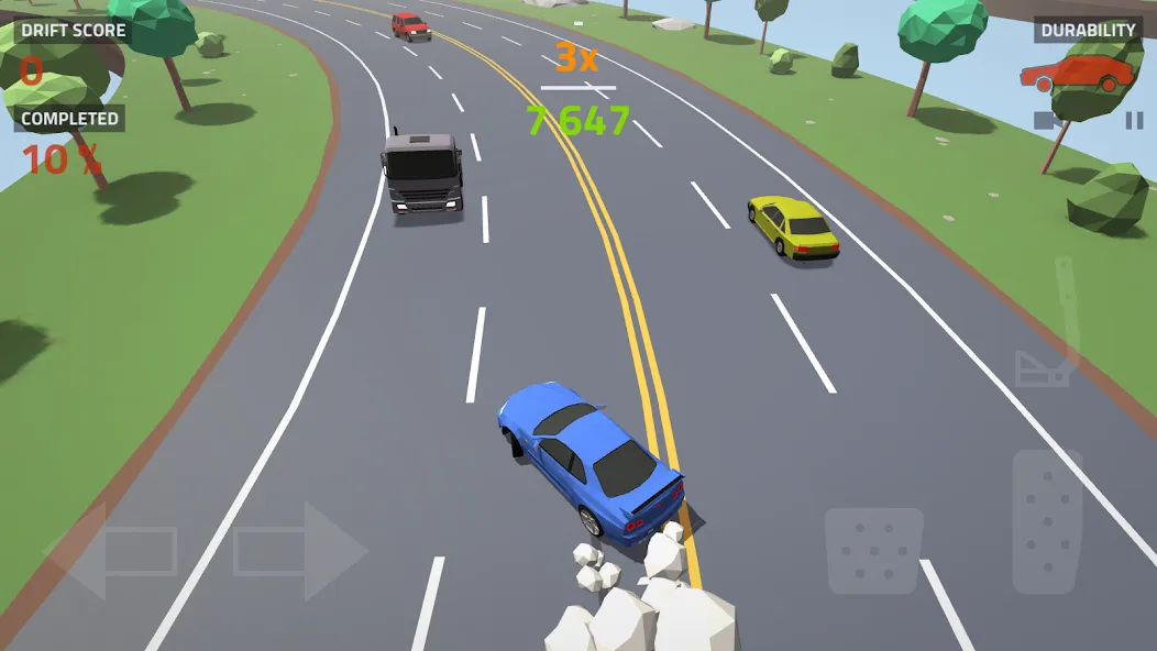 Взлом Polygon Drift: Traffic Racing (Полигон Дрифт)  [МОД Mega Pack] — последняя версия apk на Андроид screen 5