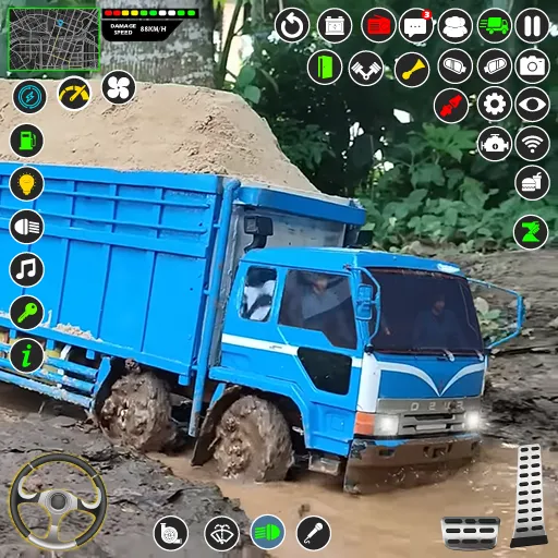 Взломанная Mud Truck Runner Simulator 3D  [МОД Все открыто] — полная версия apk на Андроид screen 1