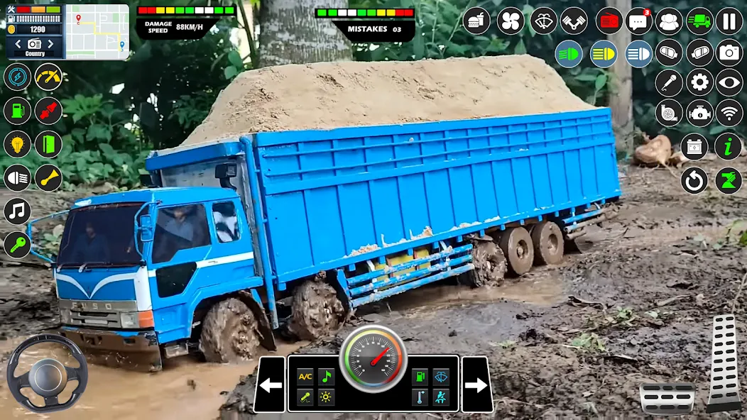 Взломанная Mud Truck Runner Simulator 3D  [МОД Все открыто] — полная версия apk на Андроид screen 4