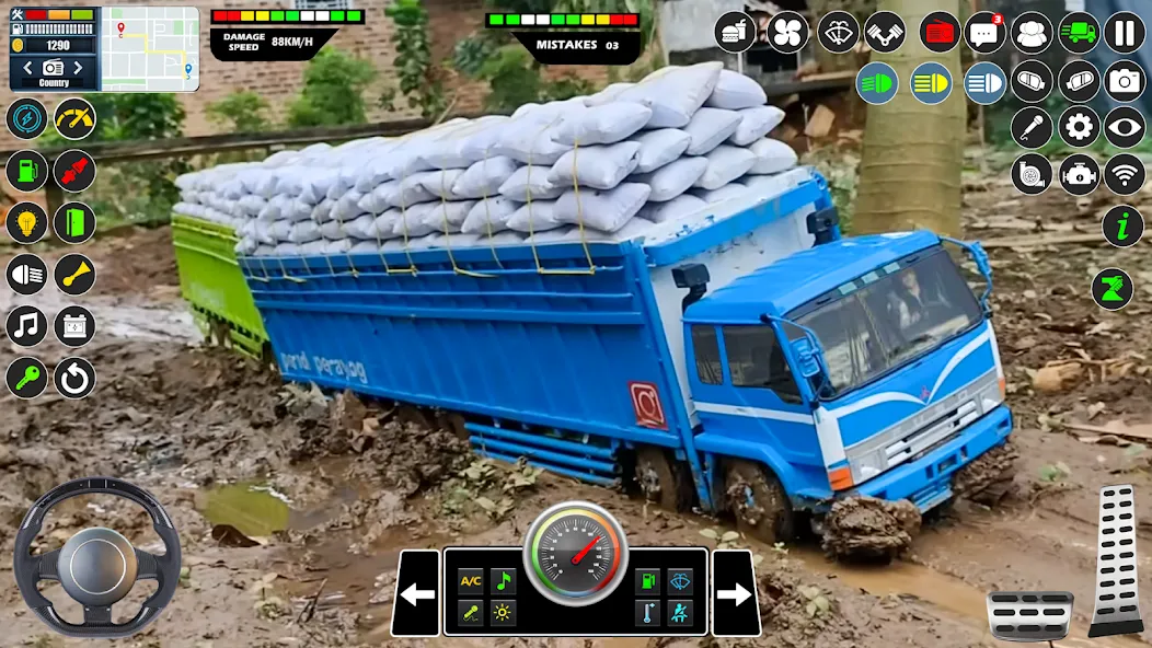 Взломанная Mud Truck Runner Simulator 3D  [МОД Все открыто] — полная версия apk на Андроид screen 5