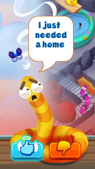 Скачать взломанную Worm out: Brain teaser games (Ворм аут)  [МОД Mega Pack] — последняя версия apk на Андроид screen 2