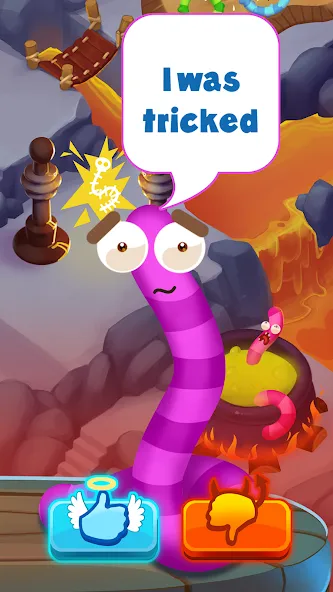 Скачать взломанную Worm out: Brain teaser games (Ворм аут)  [МОД Mega Pack] — последняя версия apk на Андроид screen 3