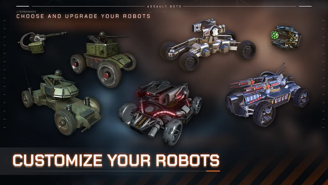 Скачать взлом Assault Bots: Multiplayer (Ассальт Ботс)  [МОД Меню] — стабильная версия apk на Андроид screen 2