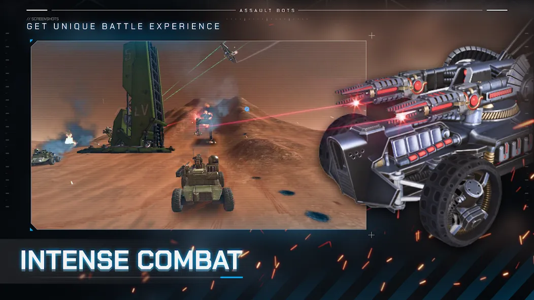 Скачать взлом Assault Bots: Multiplayer (Ассальт Ботс)  [МОД Меню] — стабильная версия apk на Андроид screen 4