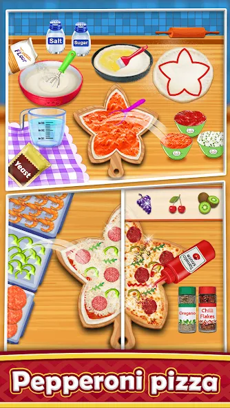 Взломанная Pizza Maker — Cooking Games  [МОД Unlocked] — полная версия apk на Андроид screen 2