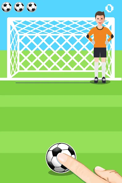 Скачать взломанную Penalty Shootout Game Offline (Пенальти игра без подключения к интернету)  [МОД Unlocked] — полная версия apk на Андроид screen 1