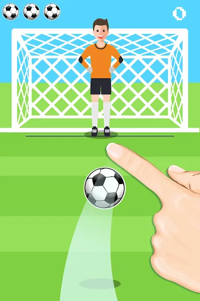 Скачать взломанную Penalty Shootout Game Offline (Пенальти игра без подключения к интернету)  [МОД Unlocked] — полная версия apk на Андроид screen 2