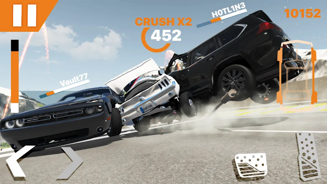 Взломанная RCC — Real Car Crash Simulator (РКК)  [МОД Unlimited Money] — последняя версия apk на Андроид screen 5