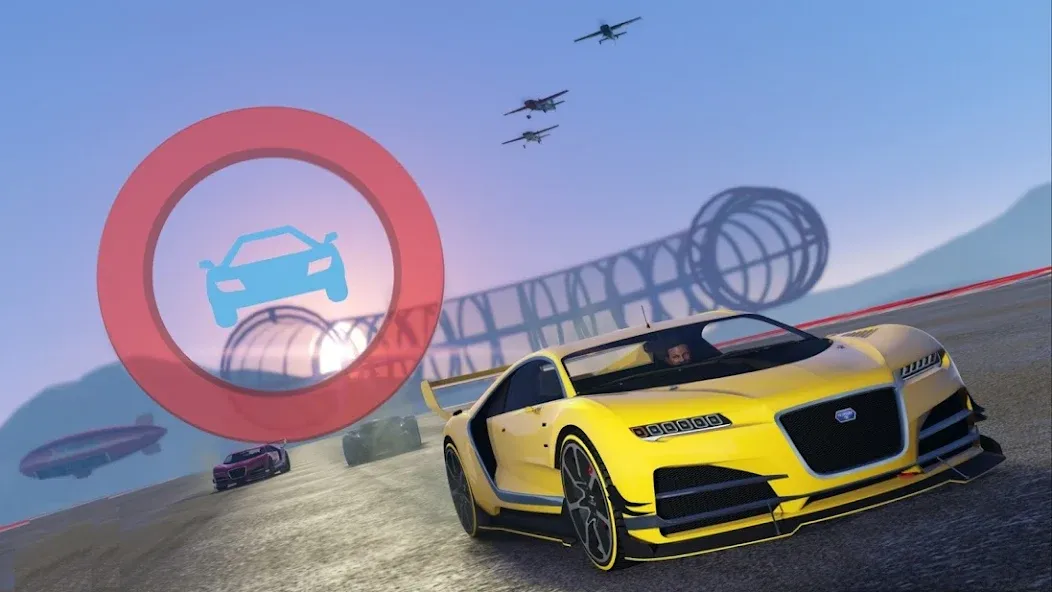 Взлом Mega Ramp Car Offline Games  [МОД Много денег] — последняя версия apk на Андроид screen 1