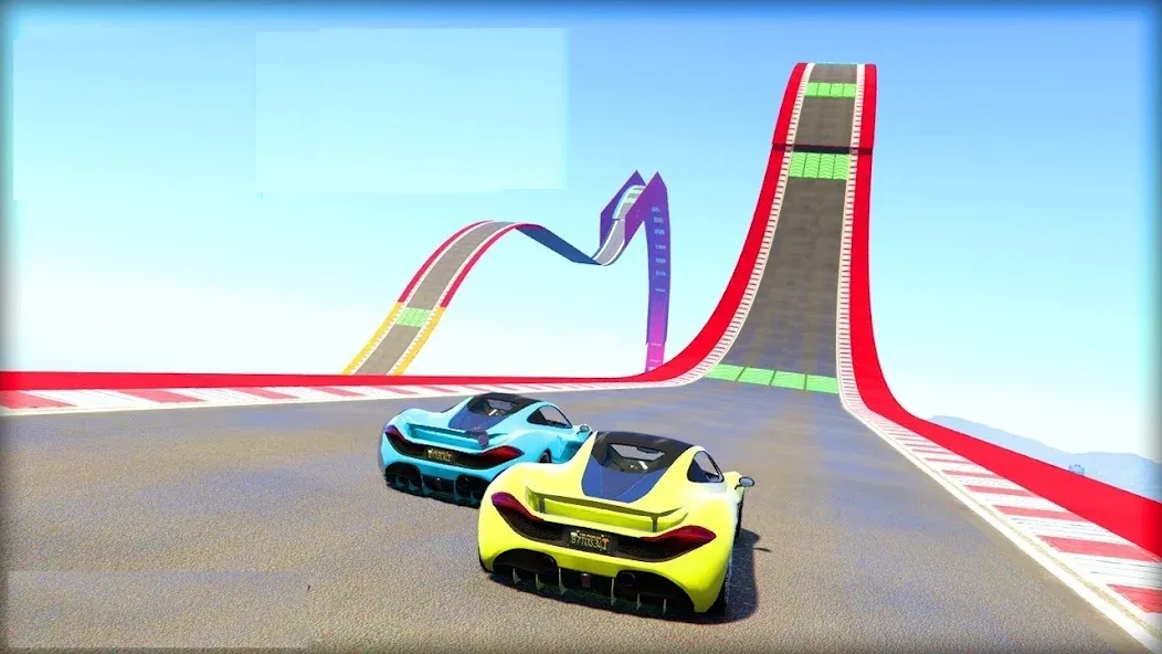 Взлом Mega Ramp Car Offline Games  [МОД Много денег] — последняя версия apk на Андроид screen 2