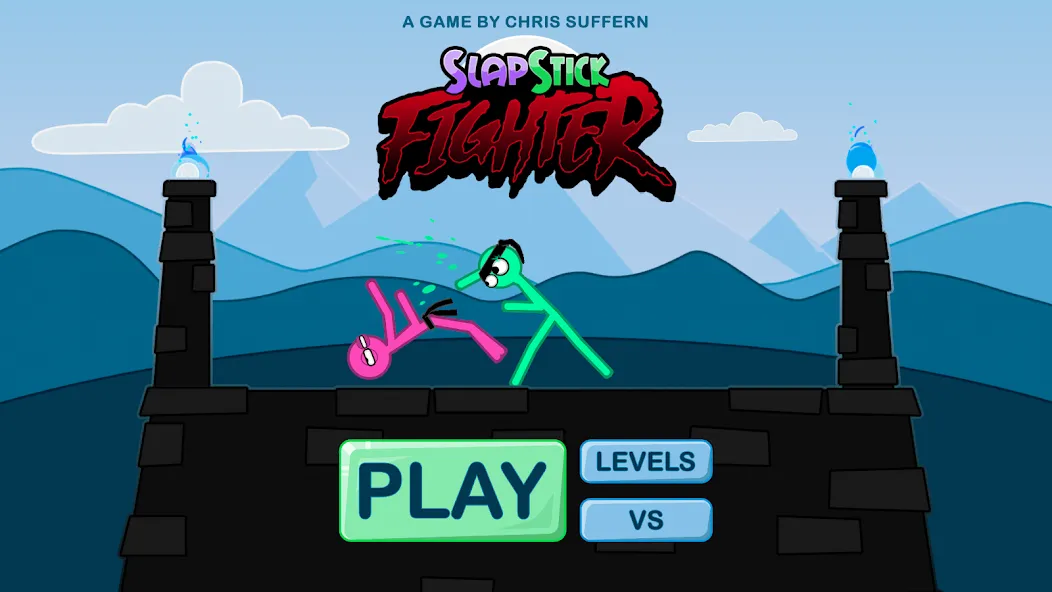 Взломанная Slapstick Fighter — Fight Game (лапстик Файтер)  [МОД Unlocked] — полная версия apk на Андроид screen 1