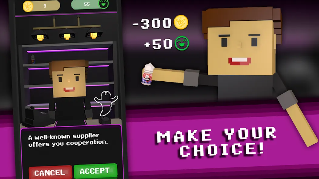 Скачать взломанную Vape Boss: Shop Simulator 3D  [МОД Menu] — последняя версия apk на Андроид screen 1