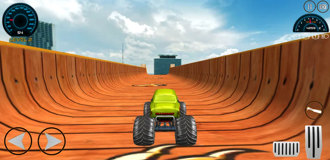 Скачать взлом Monster Truck Car Game 3d (Монстр Трак Стант)  [МОД Много монет] — полная версия apk на Андроид screen 5