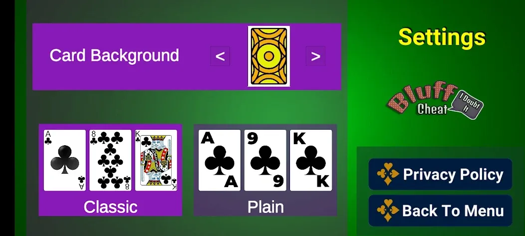 Взлом Bluff Card Game (Блеф карточная игра)  [МОД Menu] — последняя версия apk на Андроид screen 2