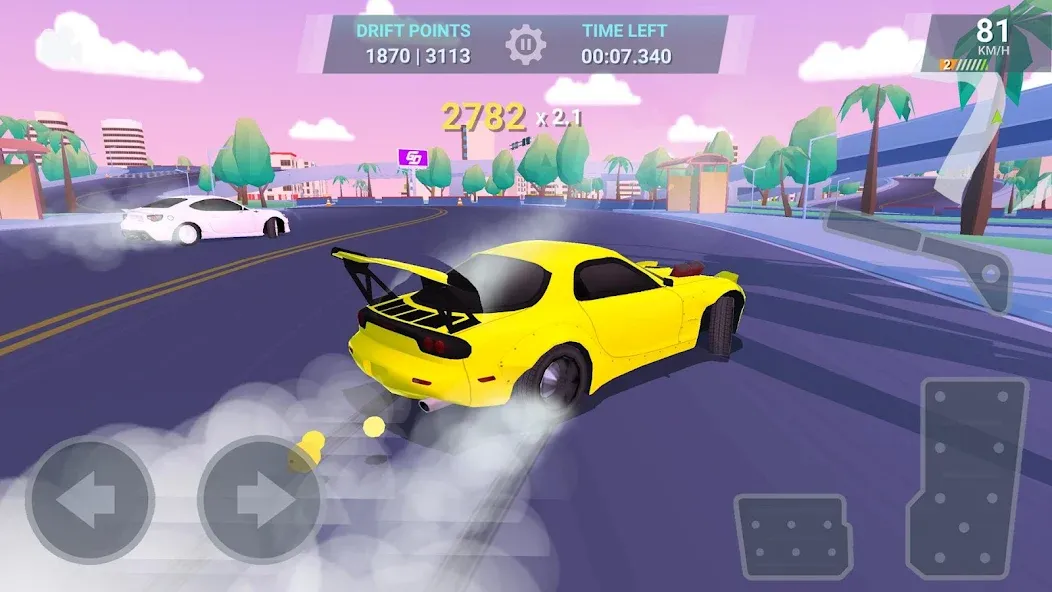 Скачать взломанную Drift Clash Online Racing (Дрифт Клаш)  [МОД Много монет] — последняя версия apk на Андроид screen 3