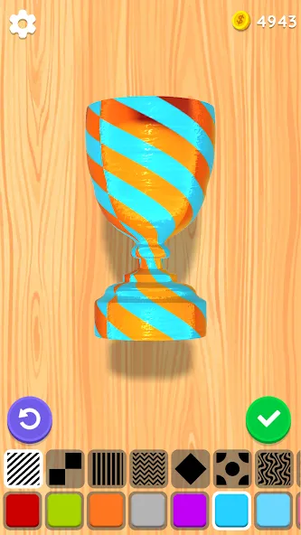 Скачать взломанную Wood Turning 3D — Carving Game  [МОД Unlocked] — полная версия apk на Андроид screen 5