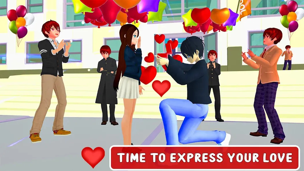 Скачать взлом Anime High School Love Story  [МОД Все открыто] — последняя версия apk на Андроид screen 5