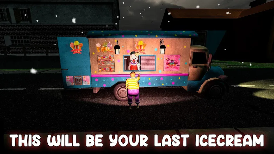 Скачать взлом Ice Cream Man: Horror Scream (Айс Скрим)  [МОД Все открыто] — последняя версия apk на Андроид screen 1