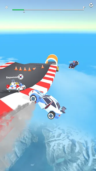 Скачать взломанную Ramp Racing 3D — Extreme Race  [МОД Меню] — стабильная версия apk на Андроид screen 1