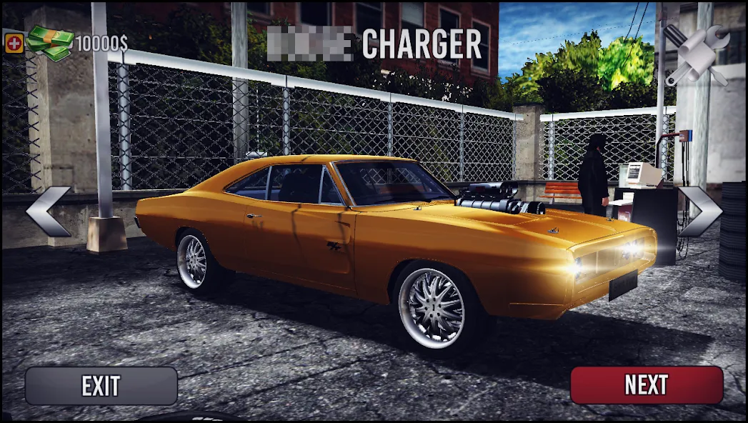 Скачать взломанную Charger Drift Simulator (Чарджер Дрифт Симулятор)  [МОД Unlocked] — полная версия apk на Андроид screen 1